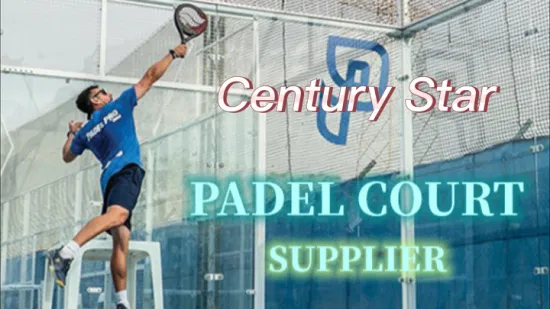 Century Star 2023 뜨거운 판매 파노라마 Padel Court Canchas De Padel 야외 패들 테니스 코트 판매