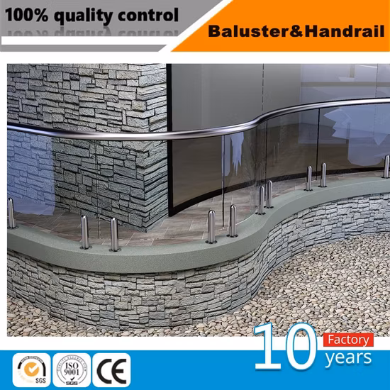 스테인레스 스틸 실내 옥외 계단 난간 난간 디자인 계단 난간